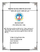 Phân tích quan điểm của triết học Mác - Lênin về mối quan hệ biện chứng giữa vật chất và ý thức. Vận dụng quan điểm này trong việc lập dự án nâng cao nhận thức cho giới trẻ về lịch sử Việt Nam hiện nay | Bài tập lớn môn triết học mác - lênin