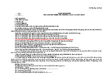 Tài liệu được sưu tầm giúp bạn tham khảo, ôn tập và đạt kết quả cao trong kì thi sắp tới. Mời bạn đọc đón xem ! - Biểu mẫu văn bản