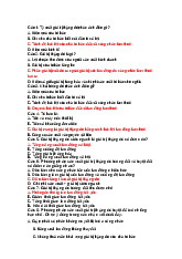 Tracnghiemktct - Giá trị thặng dư và Tư bản: Câu hỏi ôn tập 1-10