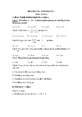 Đề thi học kỳ 1 môn Toán lớp 8 năm học 2024 - 2025 - Đề số 5 | Bộ sách Cánh diều