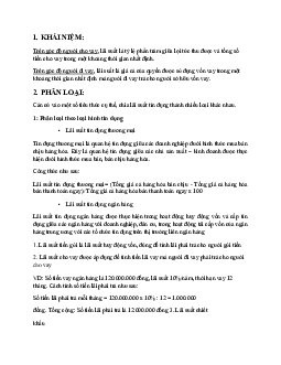 Giới thiệu lại suất | Kinh Tế học đại cương | Đại học Khoa học Xã hội và Nhân văn, Đại học Quốc gia Thành phố HCM