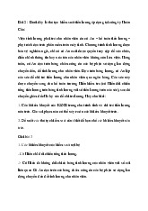 Đề cương môn Kiểm soát nội bộ - Trường Đại học lao động -  xã hội.