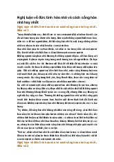 Nghị luận về đức tính hòa nhã và cách sống hòa nhã hay nhất