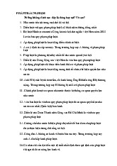 Đề Thi Trắc Nghiệm và Phân Tích môn Pháp luật đại cương | Trường đại học Mở Hà Nội