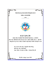 Quy luật giá trị và vận dụng nó vào ngành mỹ phẩm của nước ta hiện nay| Đại học Kinh Tế Quốc Dân