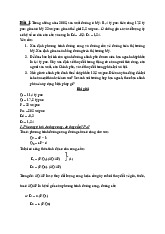 Bài tập kèm lời giải kinh tế vi mô | Trường Đại học Kinh Tế - Luật