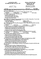 Đề Thi Thử Tốt Nghiệp THPT 2026 Lịch Sử Liên Trường Bắc Ninh Lần 1 Có Đáp Án