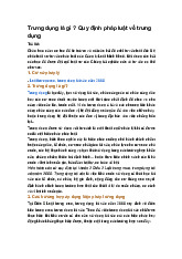 Trưng dụng là gì ? Quy định pháp luật về trưng dụng