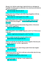 142 câu ôn tập Pháp luật đại cương-Trường đại học Văn Lang