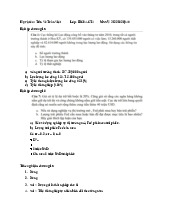 Bài tập chương 15 môn kinh tế vĩ mô | Đại học Kinh tế Thành phố Hồ Chí Minh