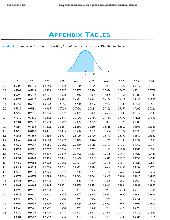 Bảng phân phối chuẩn và giá trị phê chuẩn (appendix tables) môn Xác suất thống kê| Trường Đại học Ngoại Thương