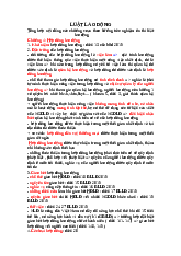 TÀI LIỆU TỔNG HỢP ÔN TẬP LUẬT LAO ĐỘNG