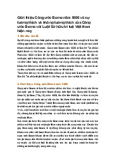 Giới thiệu Công ước Berne năm 1886 và sự tương thích và không tương thích của Công ước Berne với Luật Sở hữu trí tuệ Việt Nam hiện nay