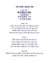 100 Xăm Quan Âm - Tài liệu tổng hợp