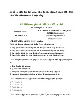 Bộ đề thi giữa học kì 1 môn  Khoa học tự nhiên 7 năm 2024 - 2025  sách Kết nối tri thức với cuộc sống