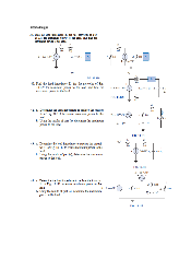 Bài tập ôn tập chương 4 môn Lý thuyết mạch | Đại học Bách Khoa, Đại học Đà Nẵng