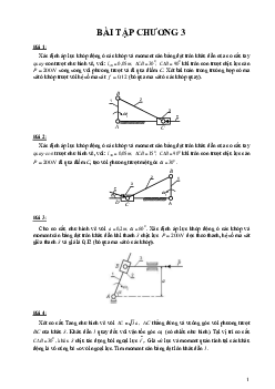 Bài tập: Phân tích lực cơ cấu | Vật lí 12