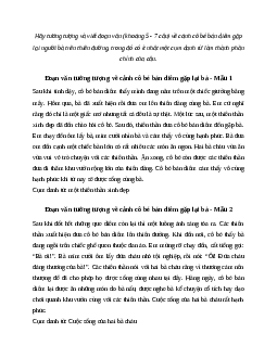 Văn mẫu lớp 6: Đoạn văn tưởng tượng về cảnh cô bé bán diêm gặp lại người bà trên thiên đường | Kết nối tri thức
