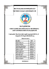 Thanh toán và tín dụng thương mại quốc tế (123)_04 | Bài tập nhóm môn Quản lý học