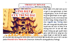 Phân Tích Tác Phẩm VĨNH BIỆT CỬU TRÙNG ĐÀI Trong Kịch Vũ Như Tô