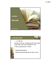 Chương 1 Dẫn nhiệt: Khái niệm và Phương trình Vi phân Dẫn nhiệt | Môn Truyền nhiệt và nhiệt động - Đại học Xây Dựng Hà Nội