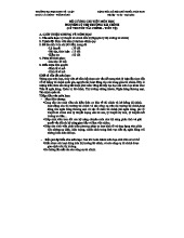 Đề cương chi tiết Nguyên lý Thị trường Tài chính - TCN 03 09