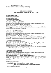 Đề cương chi tiết học phần Kinh tế Chính Trị - Kinh tế | Trường Đại học Vinh