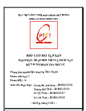 Báo cáo bài tập lớn đề tài: Dự đoán ung thư vú môn Nhập môn Trí tuệ nhân tạo | Học viện Công Nghệ Bưu Chính Viễn Thông