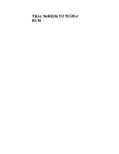 Ngân hàng trắc nghiệm | môn tư tưởng Hồ Chí Minh