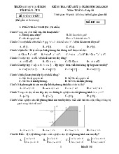 Đề giữa kỳ 1 Toán 10 năm 2024 – 2025 trường THPT Quế Sơn – Quảng Nam