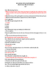 Đề cương Môn Tin học đại cương | Trường Đại học Luật, Đại học Huế