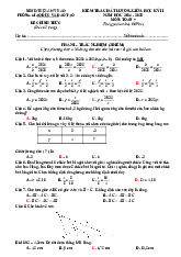 Đề giữa kỳ 2 Toán 7 năm 2024 – 2025 phòng GD&ĐT Mỹ Hào – Hưng Yên