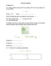 Bài toán tỉ số phần trăm | Toán 5