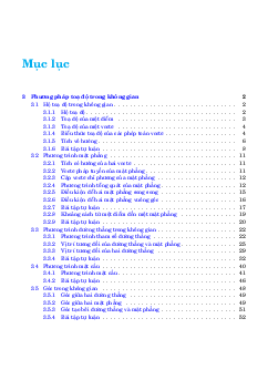Lý thuyết và bài tập phương pháp toạ độ trong không gian – Trần Văn Toàn Toán 12