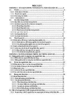 Bài giảng Tâm lý quản lý - VƯƠNG VĨNH HIỆP | Trường đại học Nha Trang