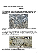 Trình bày đặc tính xây dựng của đá biến chất - Địa Lí 12