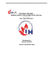 Chủ đề: Kỹ năng lắng nghe – Kỹ năng trả lời trong giao tiếp kinh doanh | Giao tiếp kinh doanh | Trường Đại học Công nghiệp TP.HCM