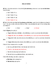 Tổng hợp 389 câu trắc nghiệm Hóa Lý Dược ( có đáp án ) | Trường Đại học Y Khoa Vinh