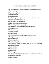 Bộ ôn tập trắc nghiệm môn chẩn đoán: Các câu hỏi thường gặp | Khoa chăn nuôi - thú y | Đại học Nông Lâm Thành phố Hồ Chí Minh