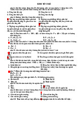 Câu hỏi trắc nghiệm có đáp án ôn tập môn Kinh tế vi mô | Trường Đại học Kinh Tế Quốc Dân