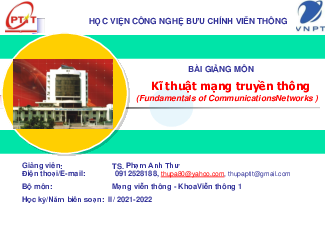 Slide bài giảng môn Kỹ thuật mạng truyền thông nội dung chương 3 phần 2: Định tuyến