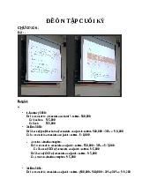 Đề ôn tập cuối kỳ Chuẩn mực báo cáo tài chính quốc tế | Trường Đại học Công nghiệp TP.HCM