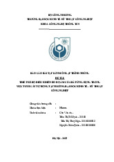 Thiết Kế Hệ Thống Tưới Cây Tự Động | Báo cáo BTL Môn Lập Trình Nhúng