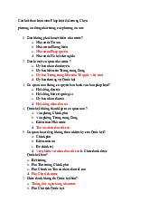 Câu hỏi thảo luận  môn Pháp luật đại cương | Trường đại học Mở Hà Nội