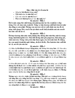 Tả về mùa hè hay nhất | Tập làm văn lớp 2 | Cánh diều