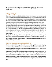 Mẫu đơn xin xác nhận thành viên trong hộ gia đình mới nhất 2024