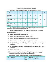 BÀI TẬP MICROSOFT PROJECT: Phân Tích Dự Án Đầu Tư | Môn Lập và quản lý đất đai dự án Trường Đại Học Kinh Tế Quốc Dân