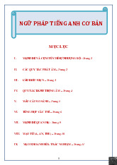 Tài liệu Ngữ pháp tiếng anh cơ bản | Tài liệu ôn thi THPT Quốc gia môn Tiếng anh