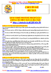 Bài tập Chuyên đề Độ tan môn Hoá đại cương | Trường Đại học Xây Dựng Hà Nội