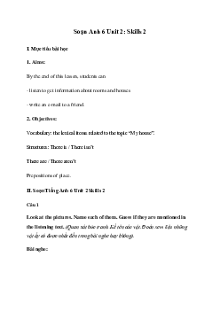 Giải Tiếng Anh 6 Unit 2: Skills 2 | Global Success